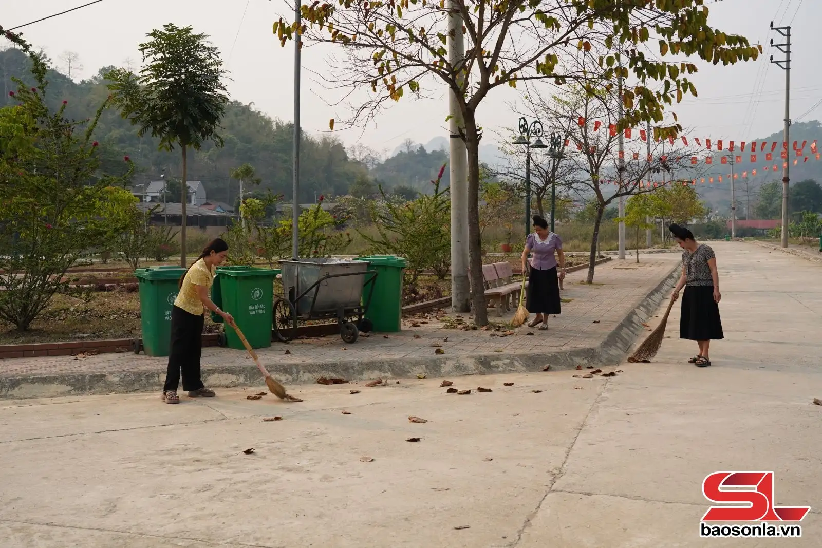 Chiềng La nỗ lực thực hiện tiêu chí môi trường