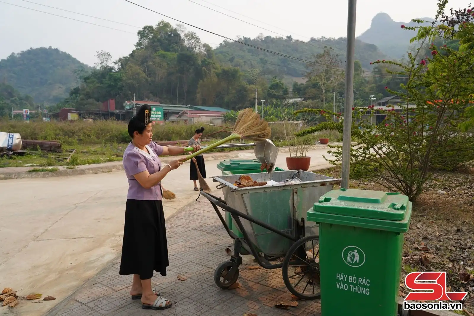 Chiềng La nỗ lực thực hiện tiêu chí môi trường