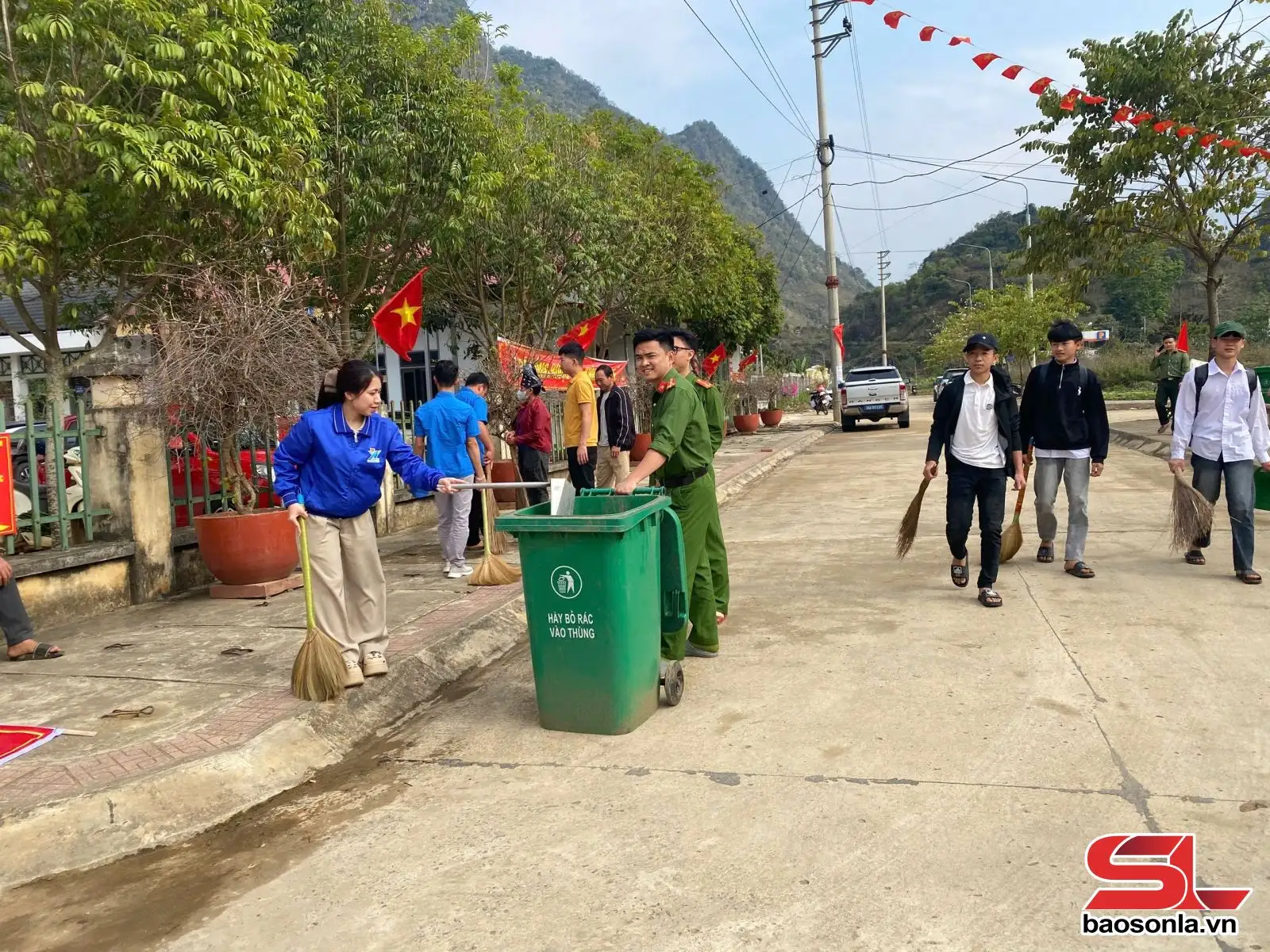 Chiềng La nỗ lực thực hiện tiêu chí môi trường