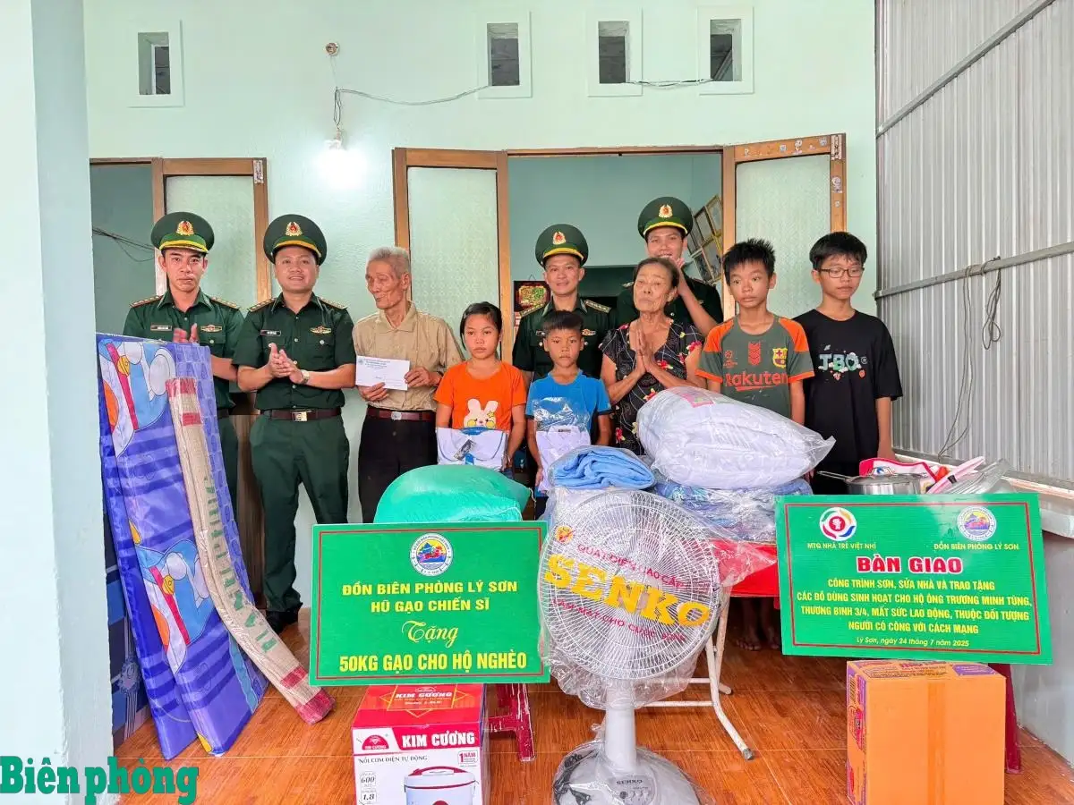 Điểm tô diện mạo nông thôn mới ở khu vực biên giới