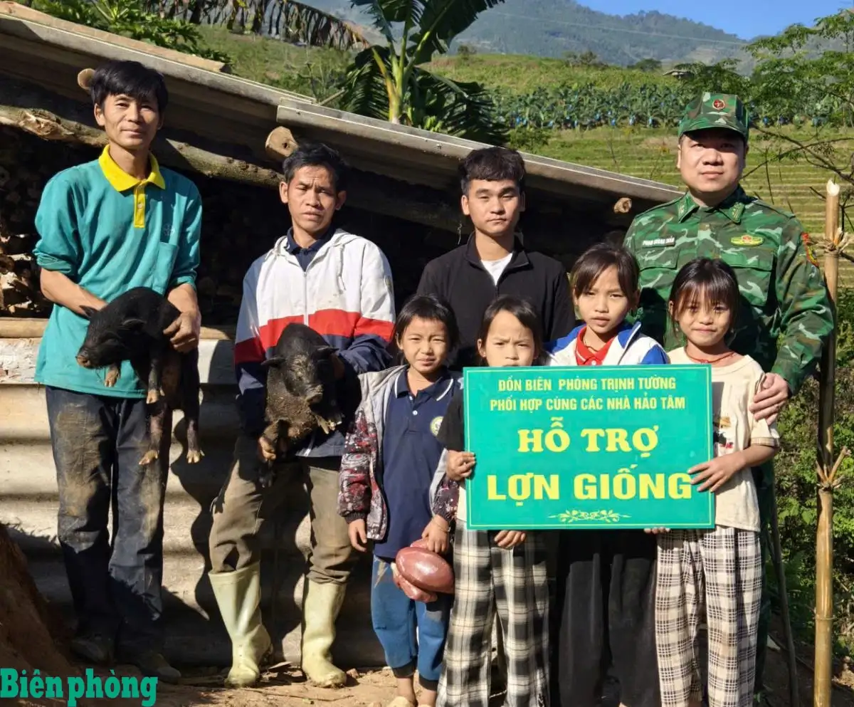 Điểm tô diện mạo nông thôn mới ở khu vực biên giới