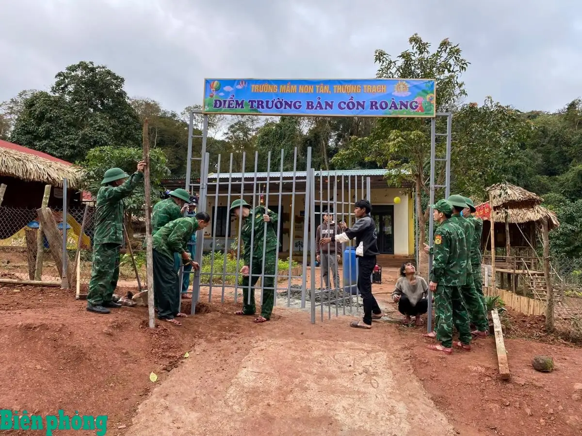 Điểm tô diện mạo nông thôn mới ở khu vực biên giới