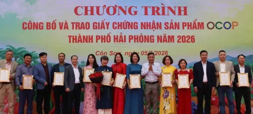 Hải Phòng có hơn 900 sản phẩm OCOP