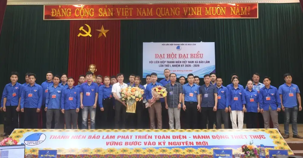 Hội Liên hiệp Thanh niên các xã Đại hội đại biểu lần thứ I, nhiệm kỳ 2026 – 2029