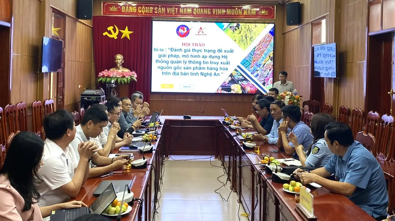 Hội thảo nâng cao hiệu quả áp dụng và quản lý hệ thống truy xuất nguồn gốc sản phẩm, hàng hóa