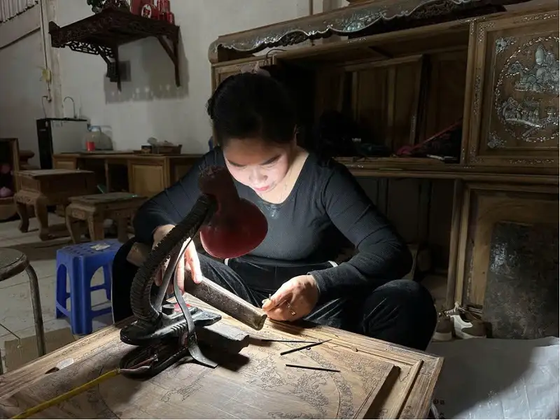 Nghề khảm trai làng Chuôn Ngọ và công cuộc gìn giữ tinh hoa