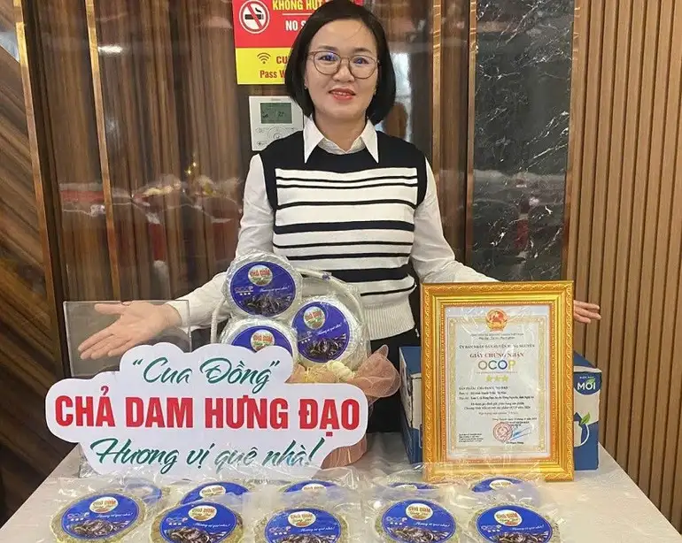 Người phụ nữ xứ Nghệ với hành trình đánh thức “hồn quê” từ món chả dam OCOP