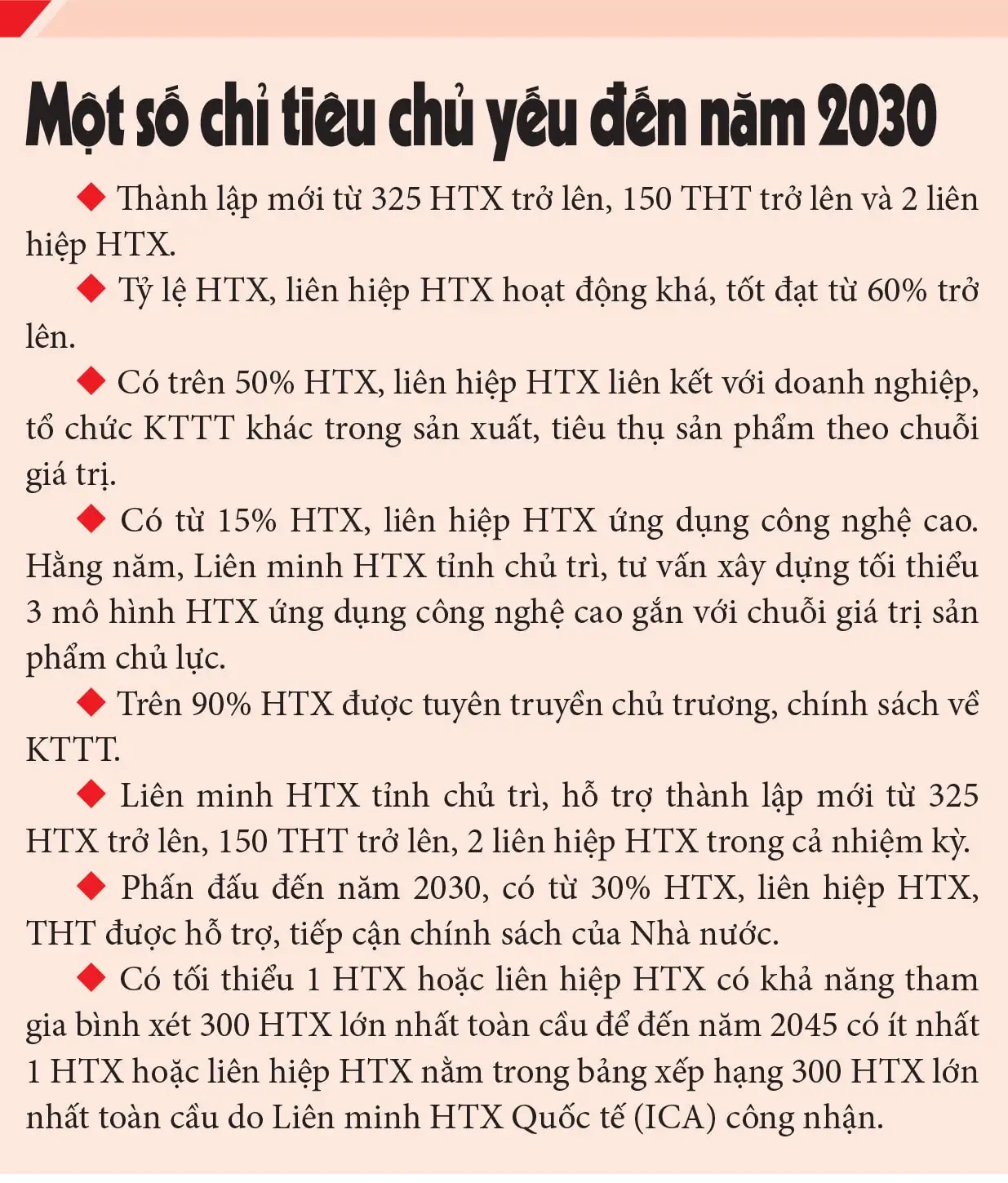 Phát huy vai trò cầu nối, thúc đẩy kinh tế tập thể phát triển bền vững