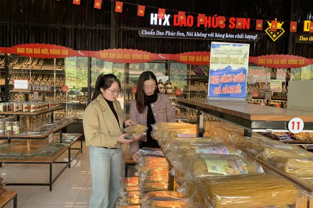 Phát triển sản phẩm OCOP gắn với du lịch