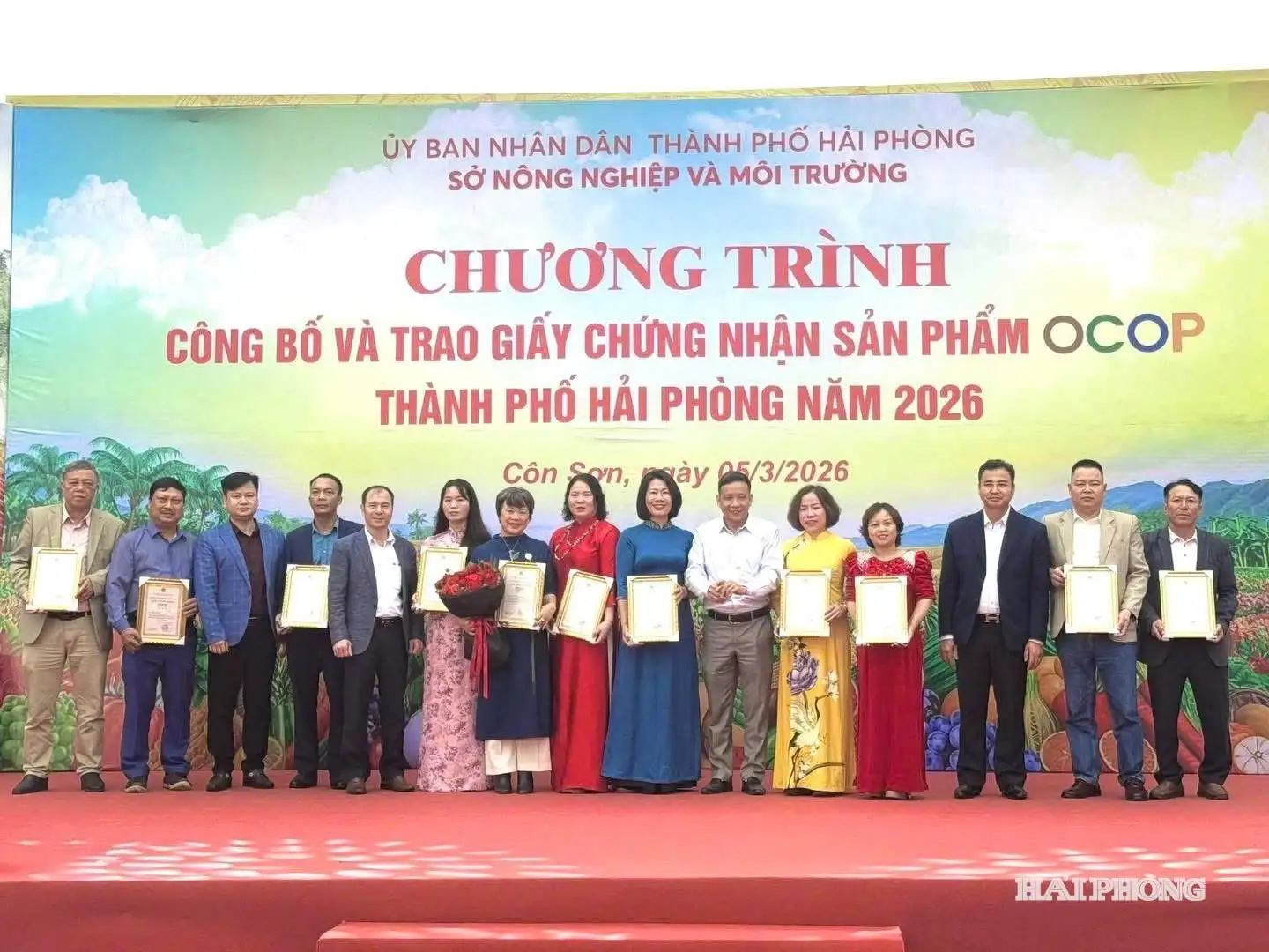 Táo Bàng La đạt chứng nhận OCOP 3 sao