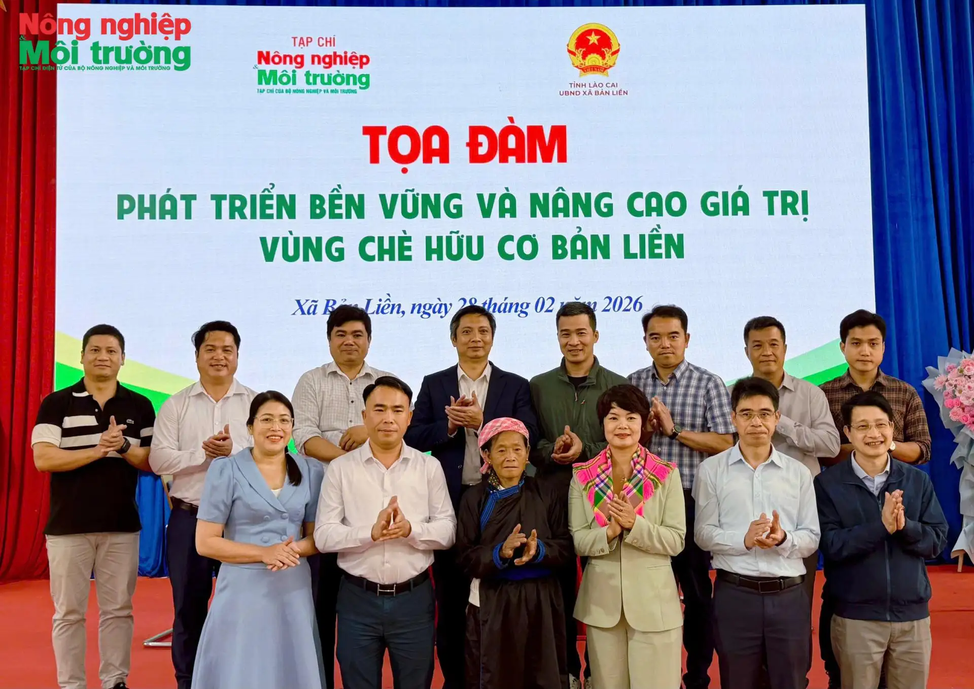 Toạ đàm “Phát triển bền vững và nâng cao giá trị vùng chè hữu cơ Bản Liền”