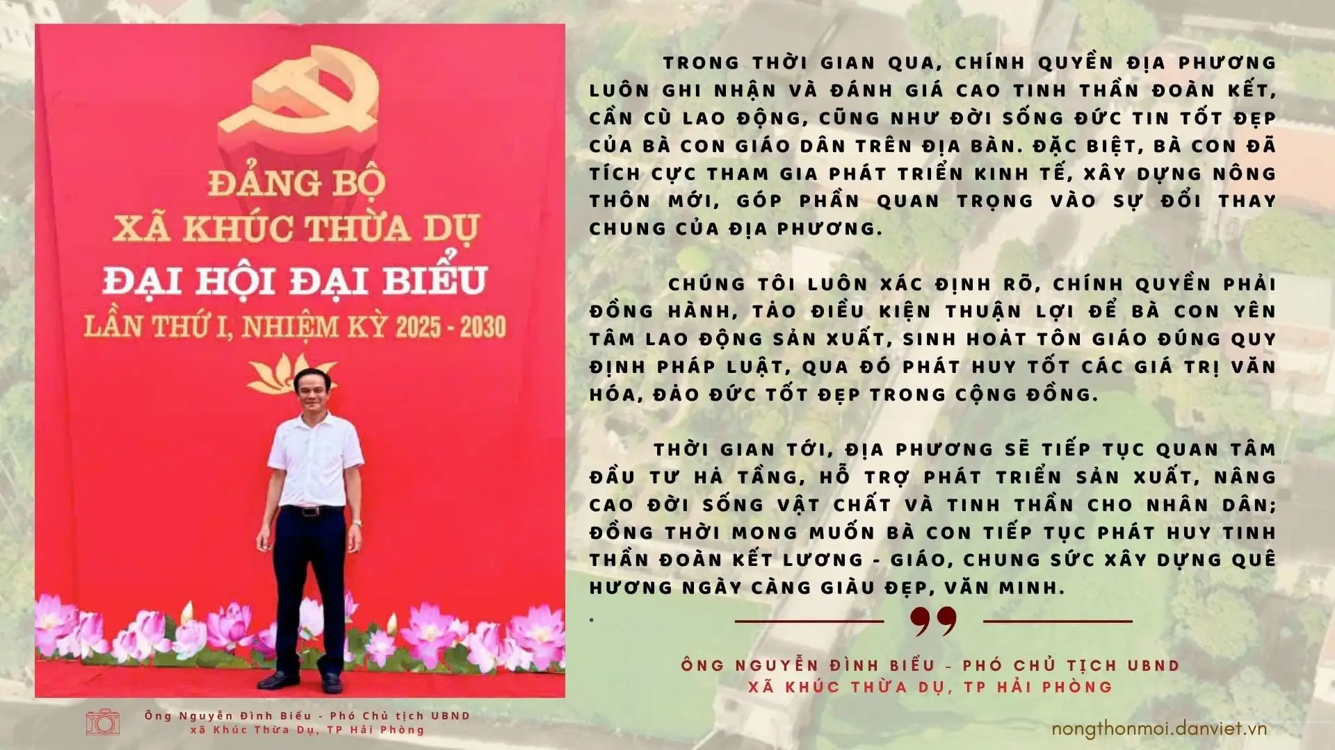 Bà con Giáo xứ Đồng Bình: Mừng lễ Phục sinh, chung tay xây dựng nông thôn mới