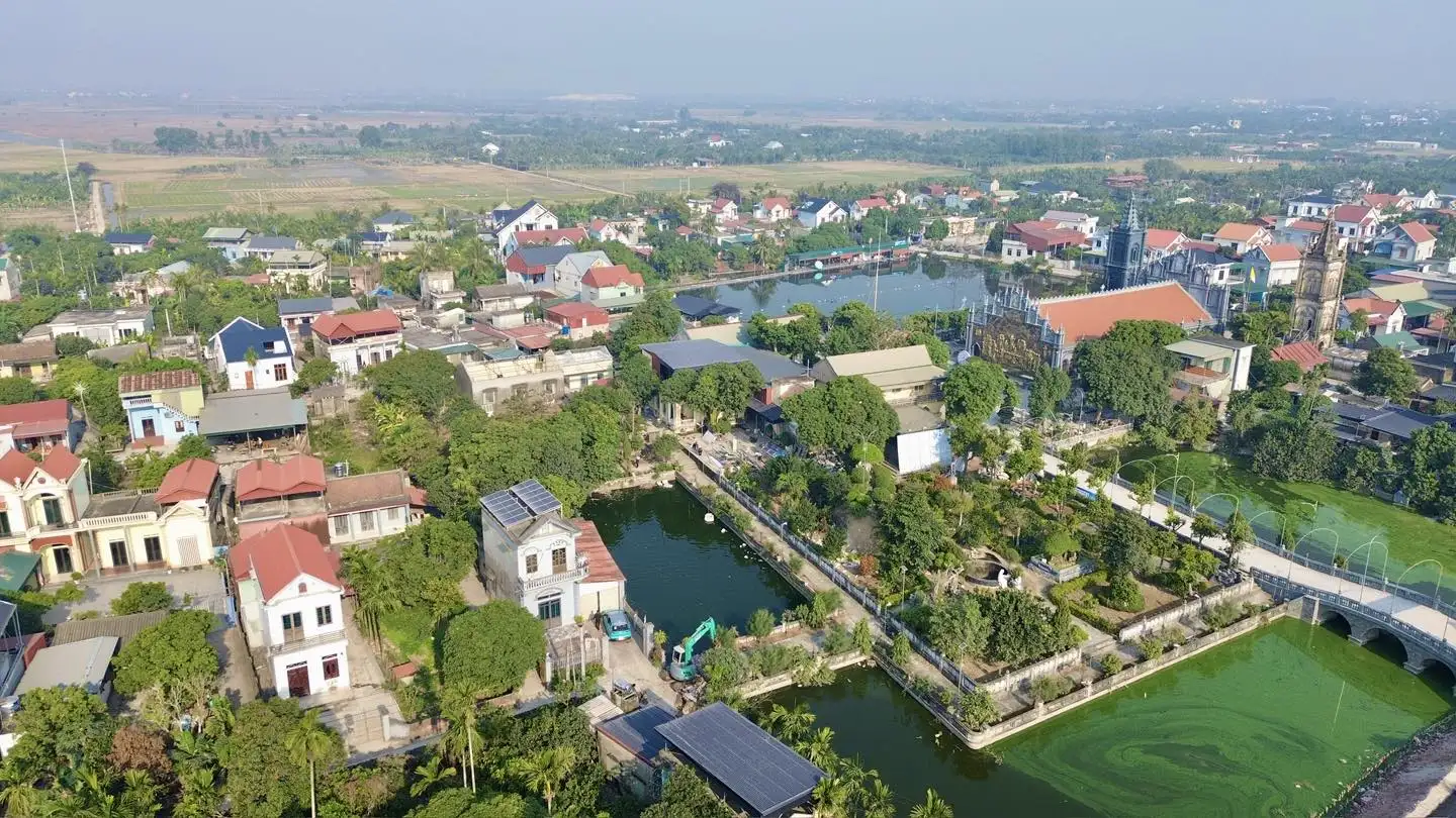 Bà con Giáo xứ Đồng Bình: Mừng lễ Phục sinh, chung tay xây dựng nông thôn mới