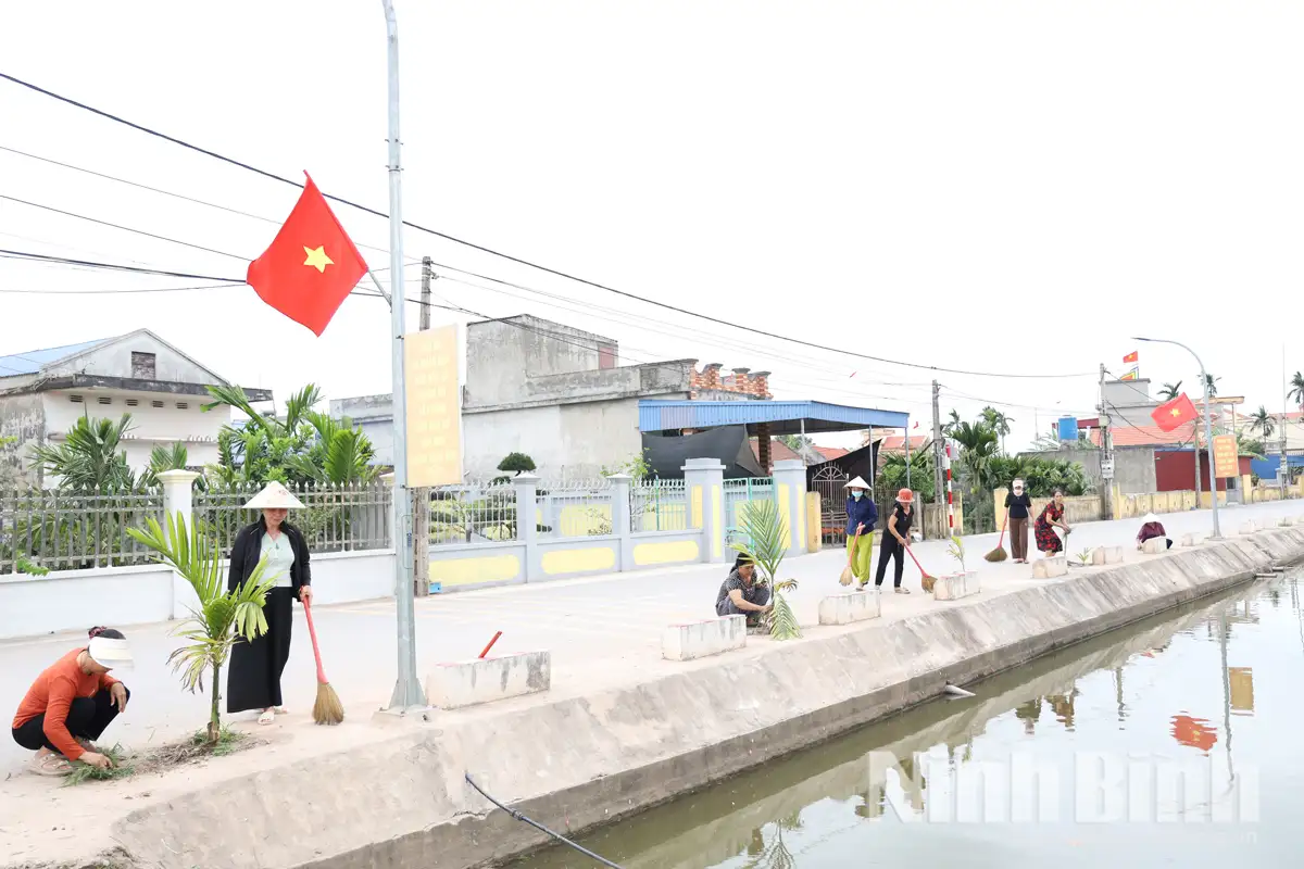 Cựu chiến binh xã Cát Thành thực hiện hiệu quả mô hình “Dân vận khéo” trong xây dựng nông thôn mới