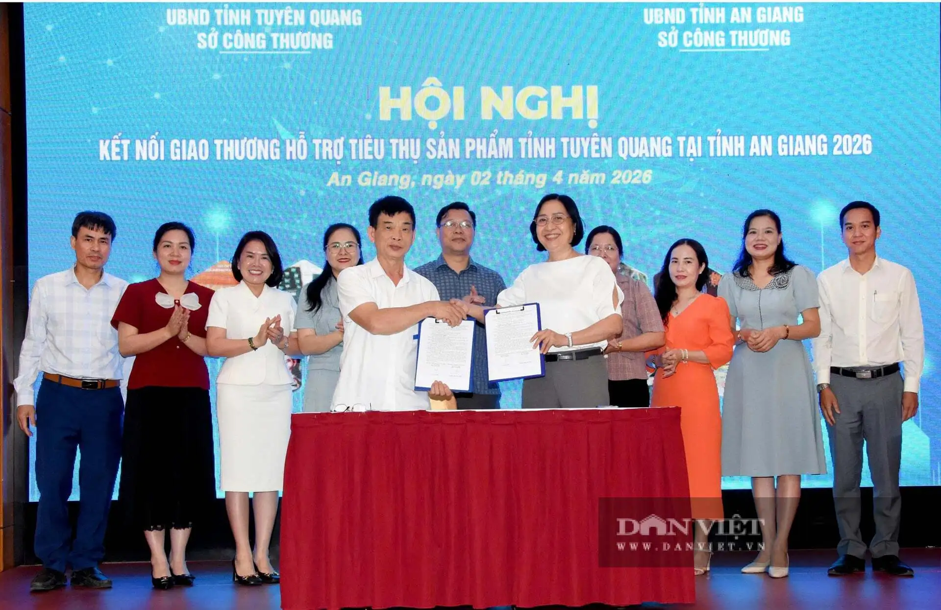 Hai tỉnh An Giang và Tuyên Quang “bắt tay” mở rộng thị trường cho nông sản, sản phẩm sao OCOP