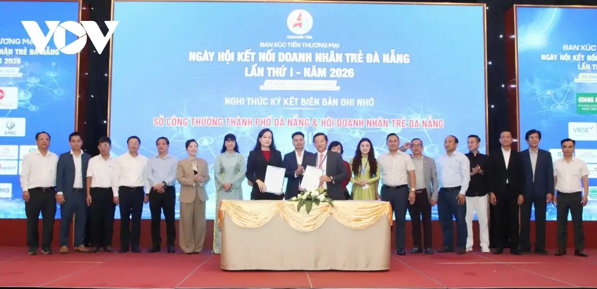 Ngày hội kết nối doanh nhân trẻ Đà Nẵng, quảng bá sản phẩm đến người tiêu dùng.