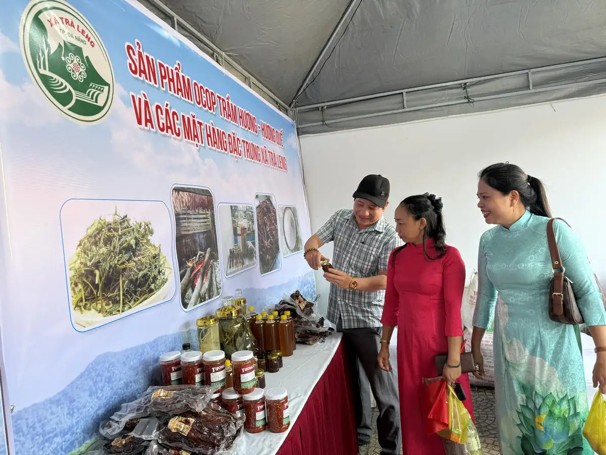Sản vật miền núi Trà Leng, Hiệp Đức hút khách tại Lễ hội Cầu ngư biển Đà Nẵng