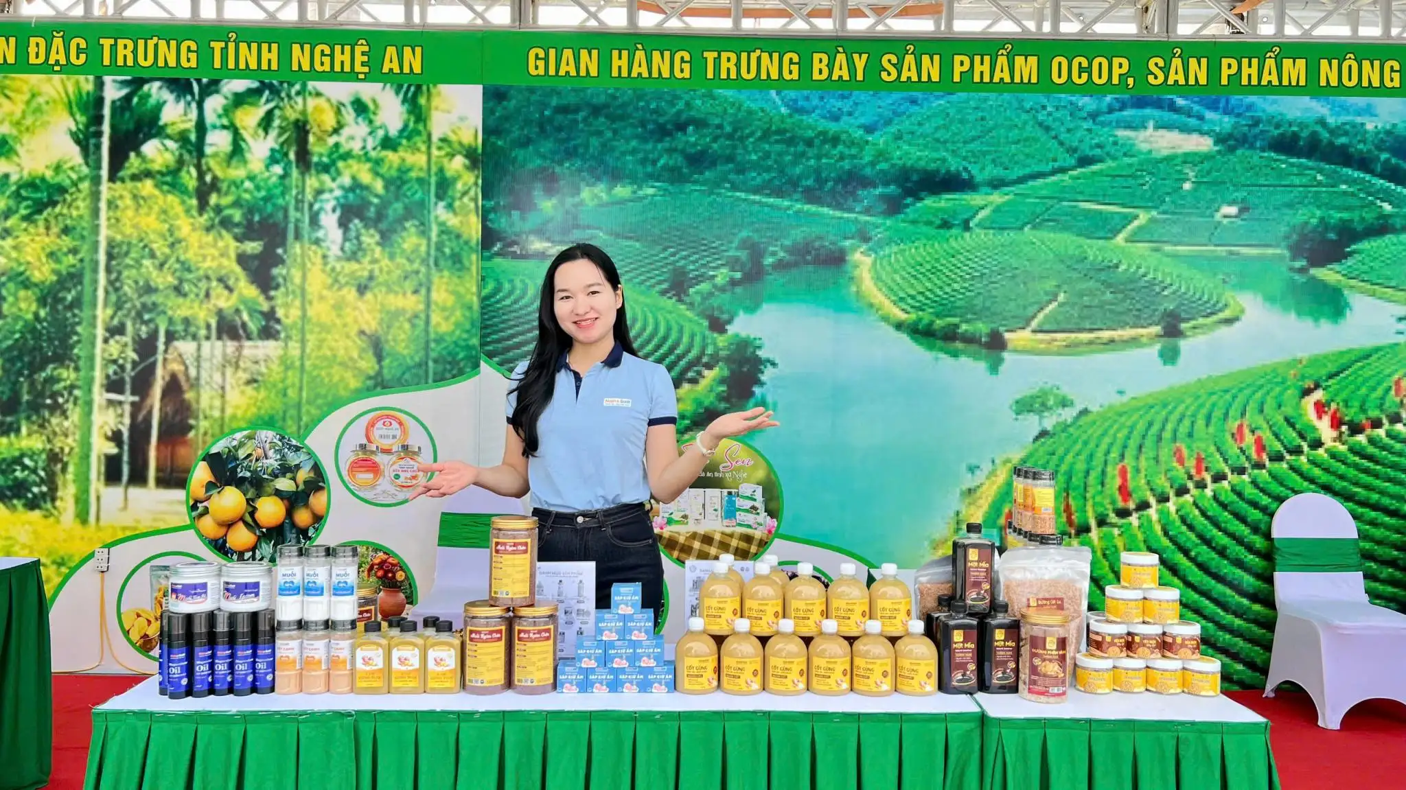 Sở Nông nghiệp và Môi trường Nghệ An tổ chức trưng bày sản phẩm OCOP