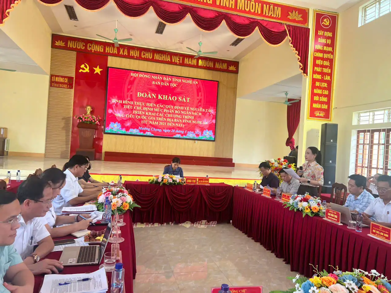 Khảo sát tình hình thực hiện các quy định về Chương trình mục tiêu quốc gia trên địa bàn tỉnh Nghệ An