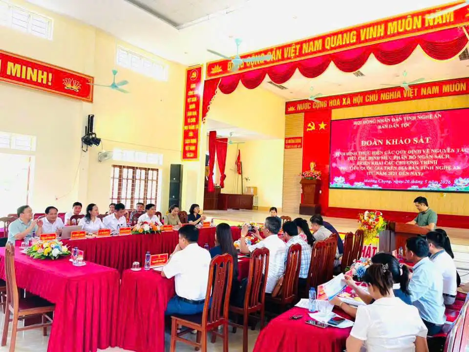 Khảo sát tình hình thực hiện các quy định về Chương trình mục tiêu quốc gia trên địa bàn tỉnh Nghệ An