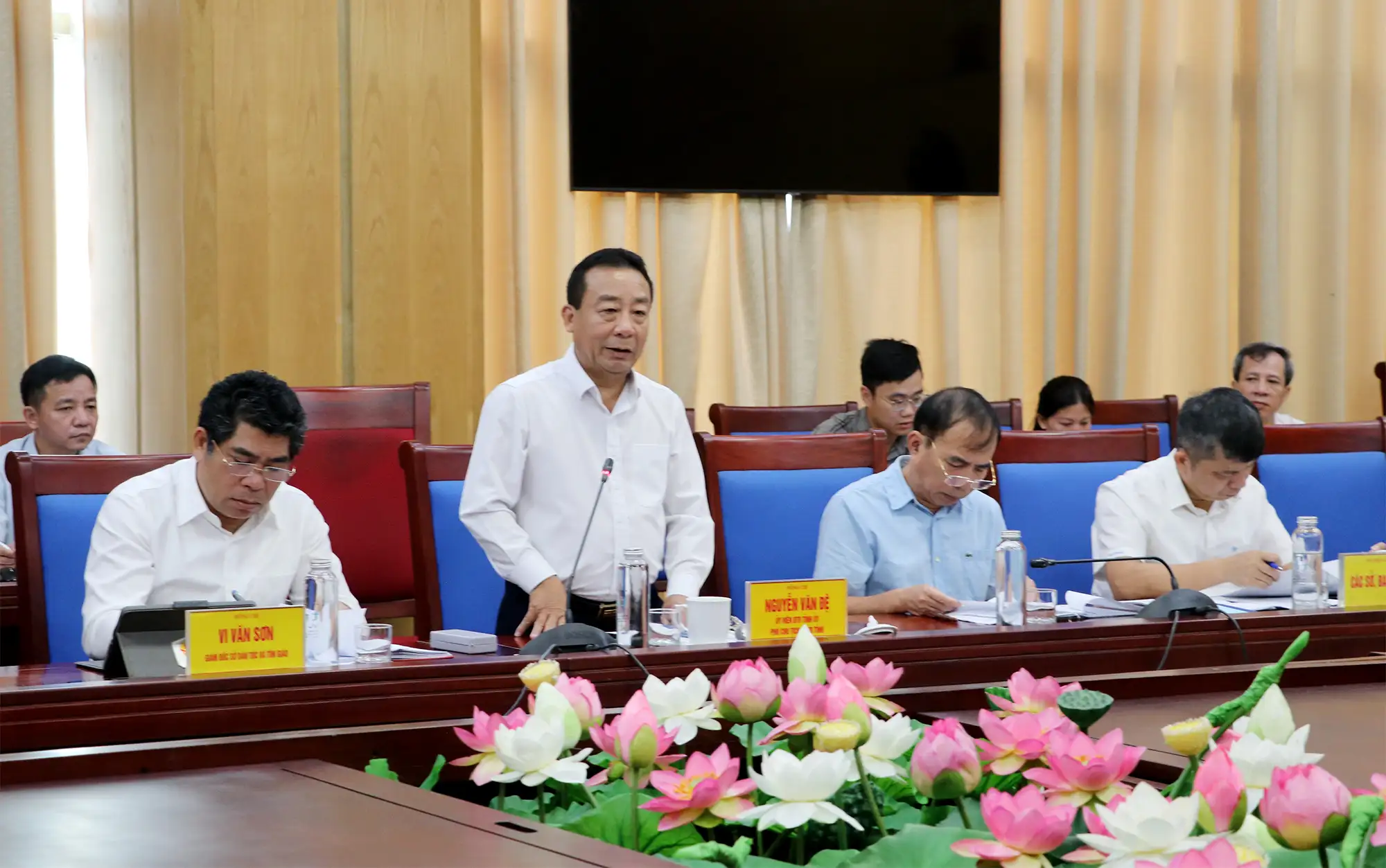 Bộ Dân tộc và Tôn giáo làm việc với UBND tỉnh về tình hình thực hiện các Chương trình mục tiêu quốc gia trên địa bàn
