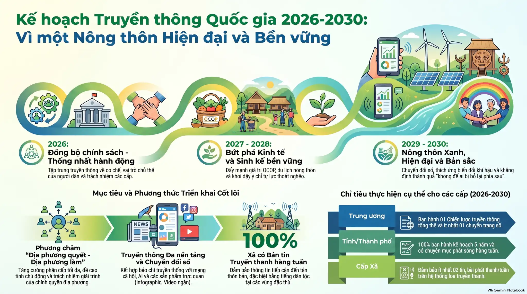 infographic: Kế hoạch truyền thông về Chương trình mục tiêu quốc gia