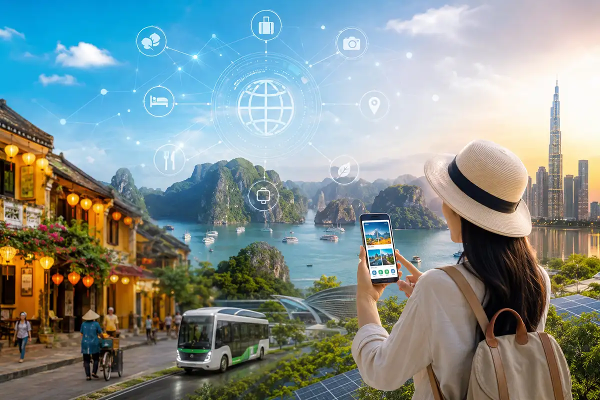 ĐỘT PHÁ PHÁT TRIỂN DU LỊCH TỪ KHOA HỌC CÔNG NGHỆ, CHUYỂN ĐỔI SỐ VÀ QUẢN TRỊ THÔNG MINH