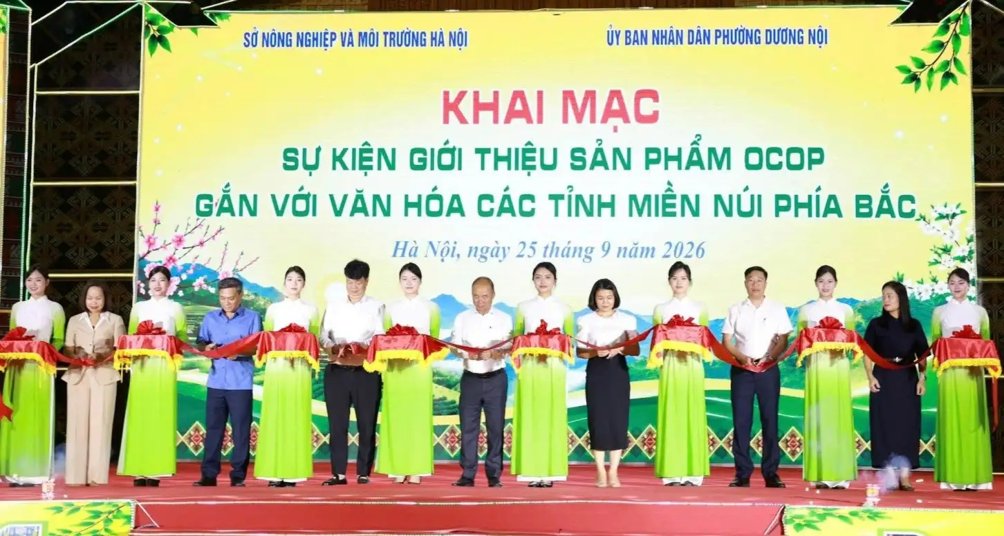 Nghệ An tham gia Sự kiện giới thiệu sản phẩm OCOP gắn với văn hóa các tỉnh miền núi phía Bắc tại Hà Nội
