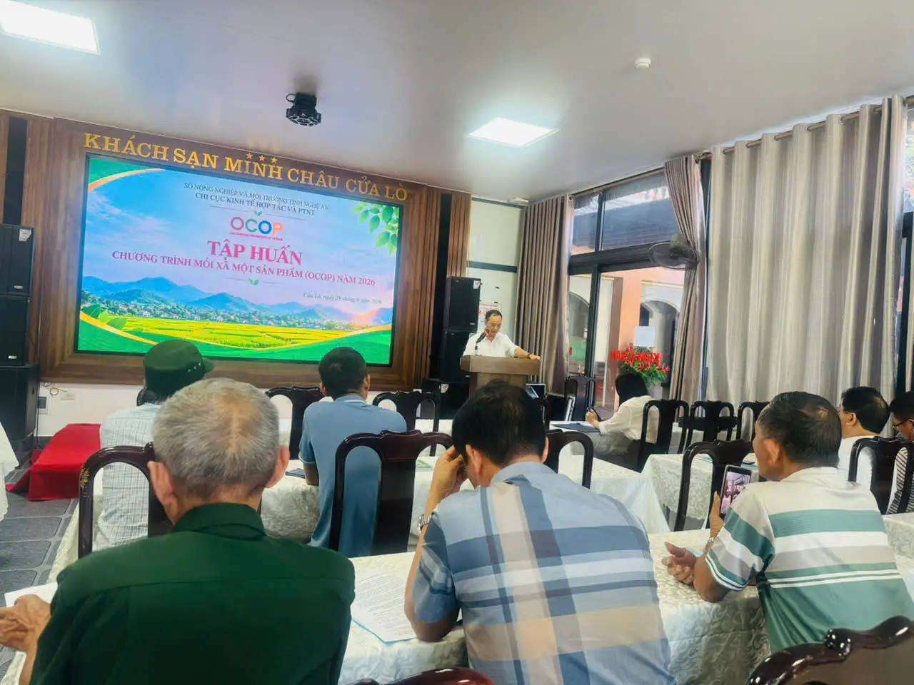 Chi cục Kinh tế hợp tác và PTNT tổ chức tập huấn nâng cao năng lực thực hiện phát triển sản phẩm OCOP cho cán bộ cấp xã và chủ thể