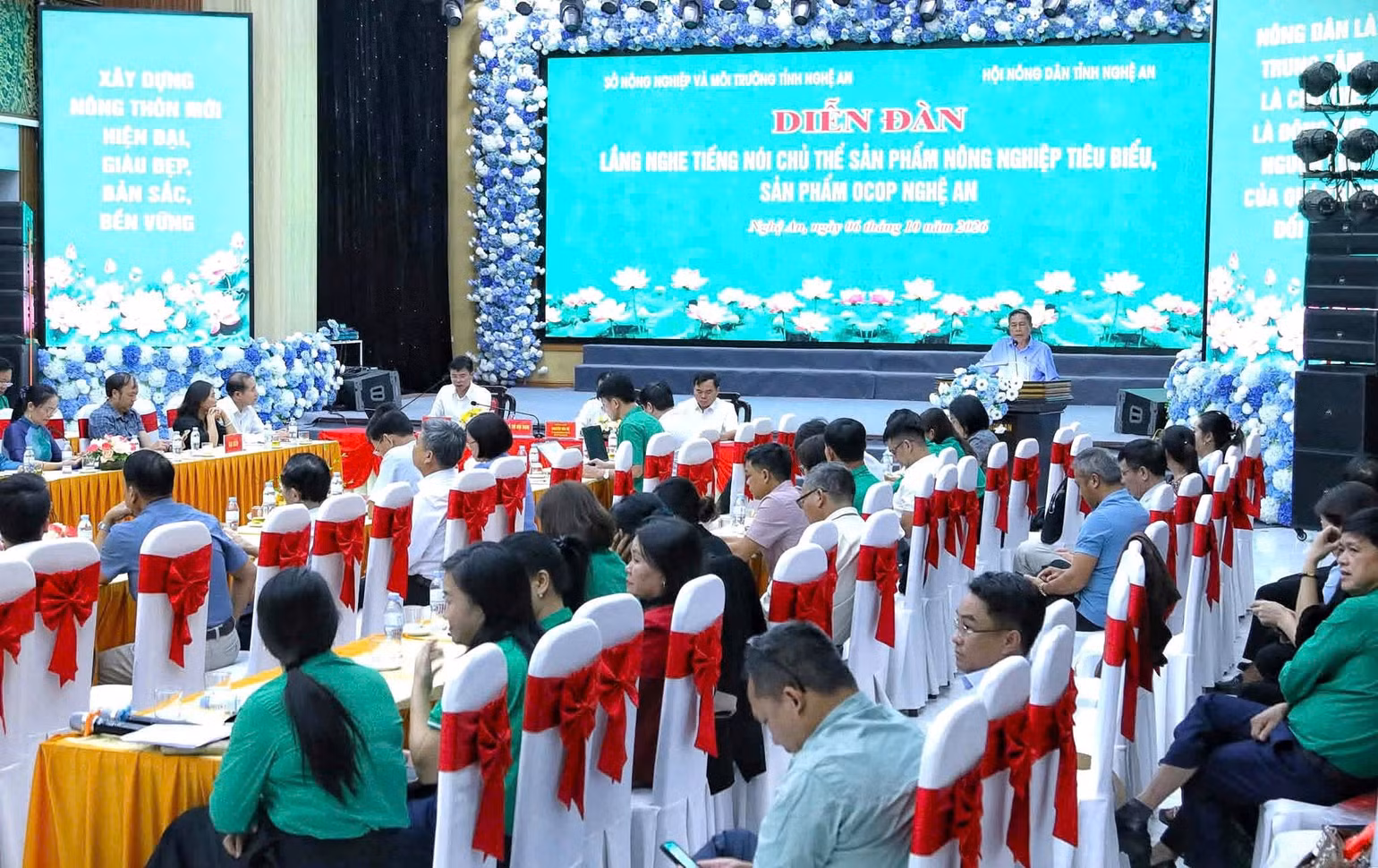 Hội nghị lắng nghe tiếng nói chủ thể sản phẩm nông nghiệp tiêu biểu, sản phẩm OCOP Nghệ An