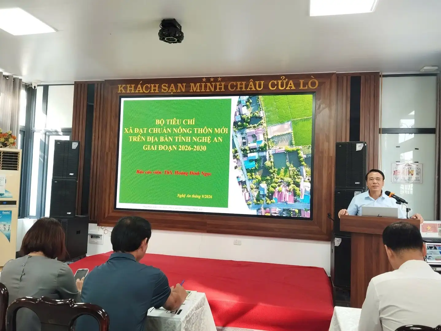 Chi cục Kinh tế hợp tác và Phát triển nông thôn tỉnh Nghệ An tổ chức lớp tập huấn cho cán bộ làm công tác xây dựng nông thôn mới các xã, thôn năm 2026
